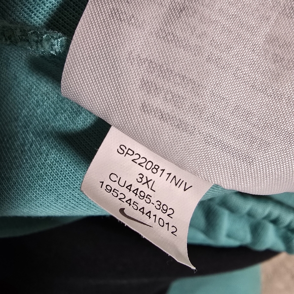 Nike Sportswear Tech Fleece Jogger Pants Mens 3XL Teal Black CU4495-392 - Picture 7 of 12